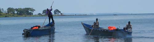 uganda boatmen